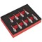Sealey 9 Piece 3/8" Drive Hex Socket Bit Set 