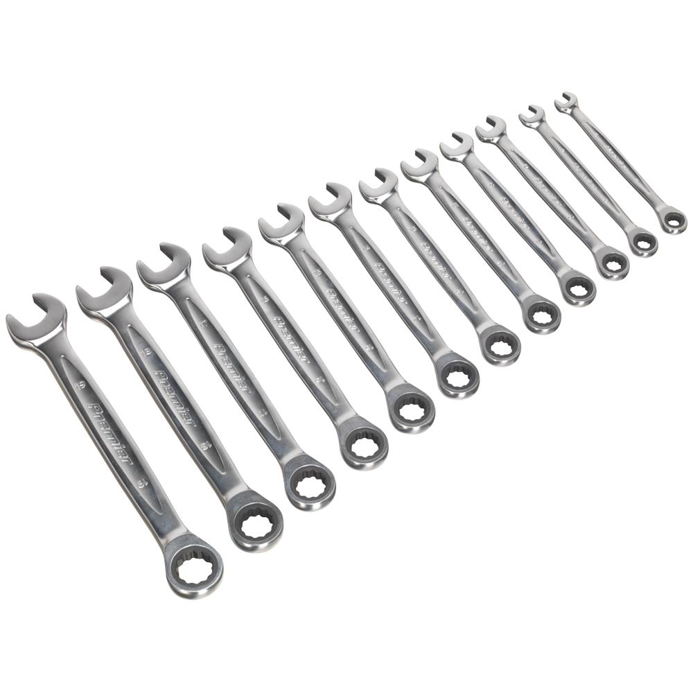 Sealey AK63922 12 Piece Ratchet Combination Spanner Set