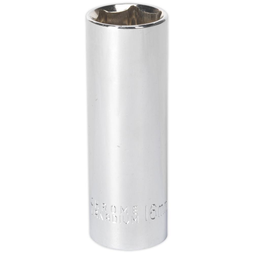Sealey 1/2" Drive Magnetic Hexagon Spark Plug Socket 1/2" 16mm