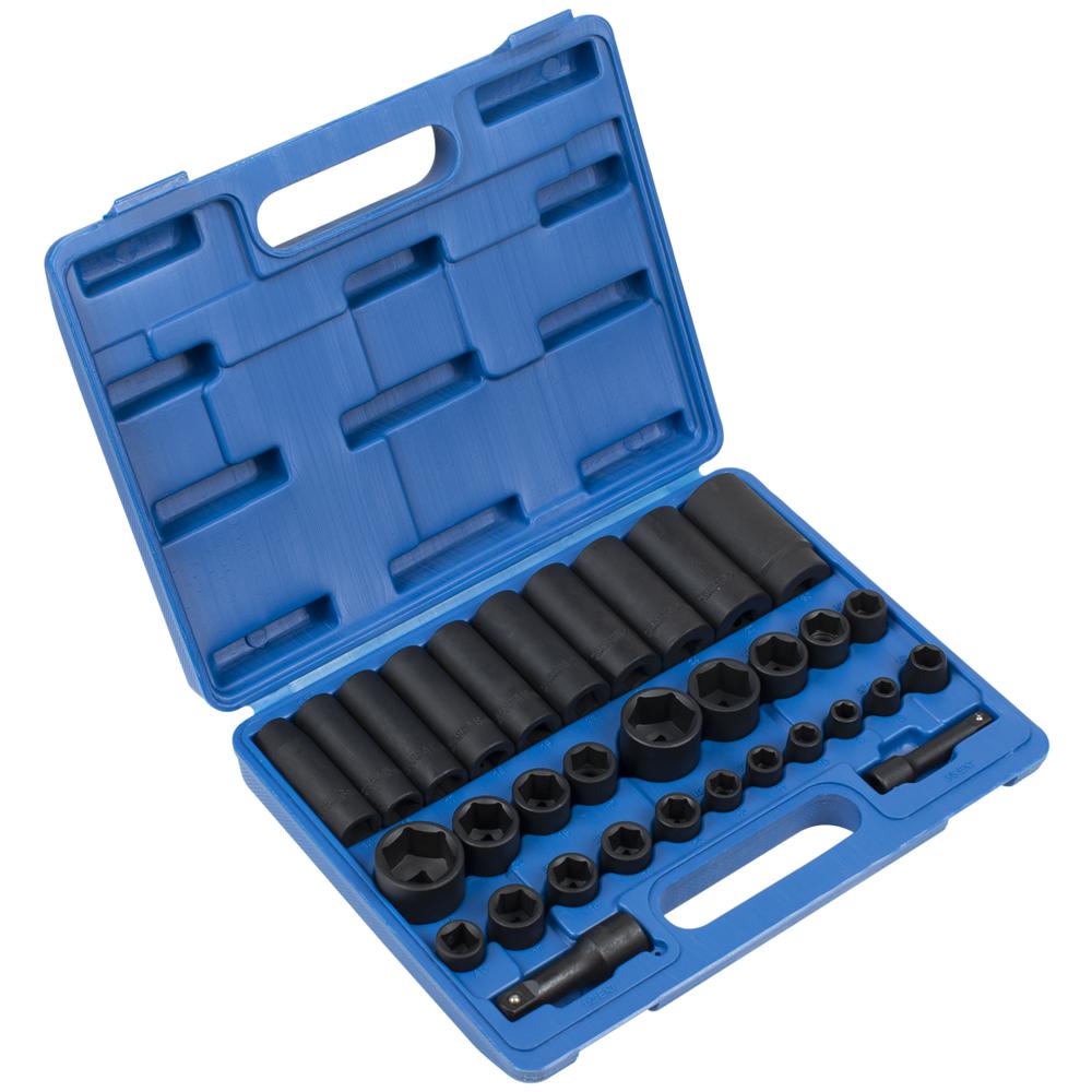 Sealey 32 Piece Combination Drive Impact Socket Set Combination