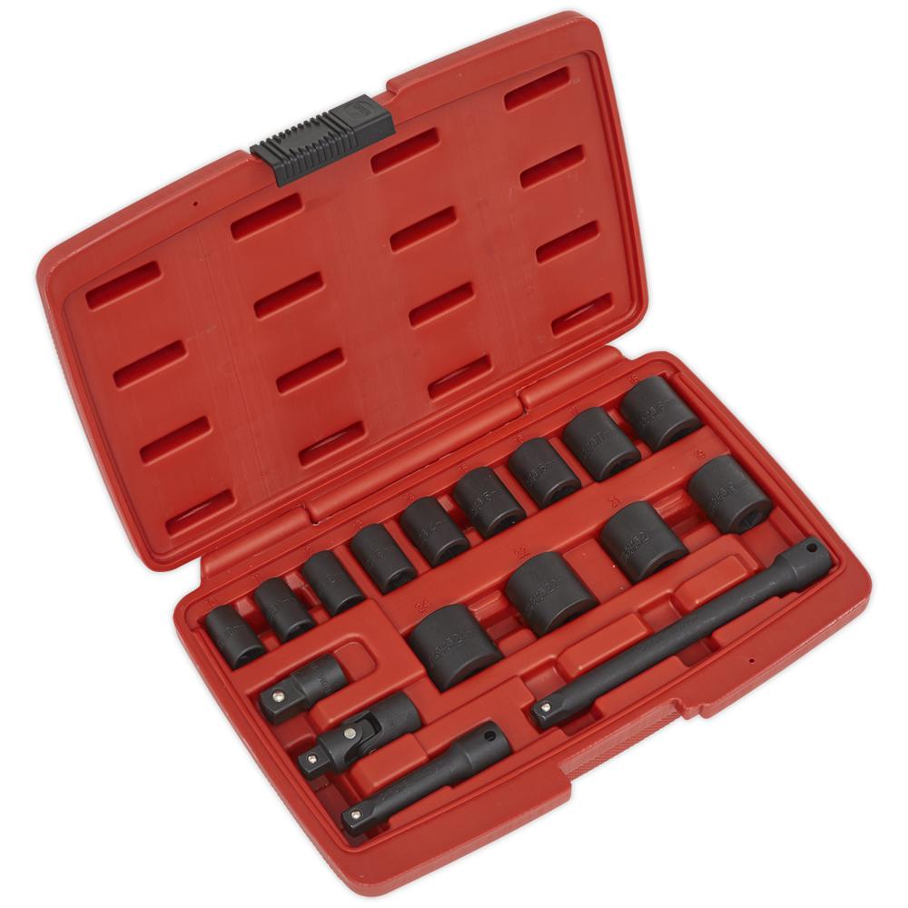 17 Piece 3/8" Drive Impact Socket Set