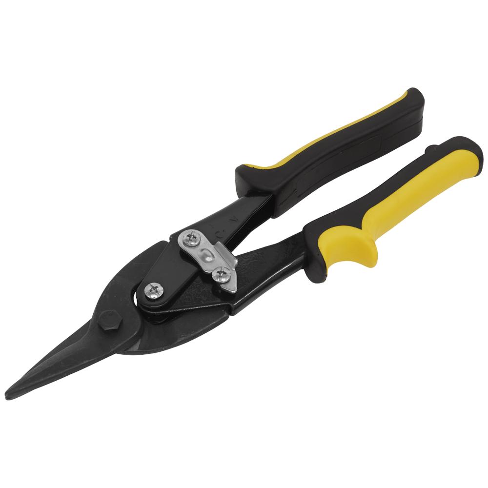 Sealey Aviation Tin Snips Straight Cut 250mm