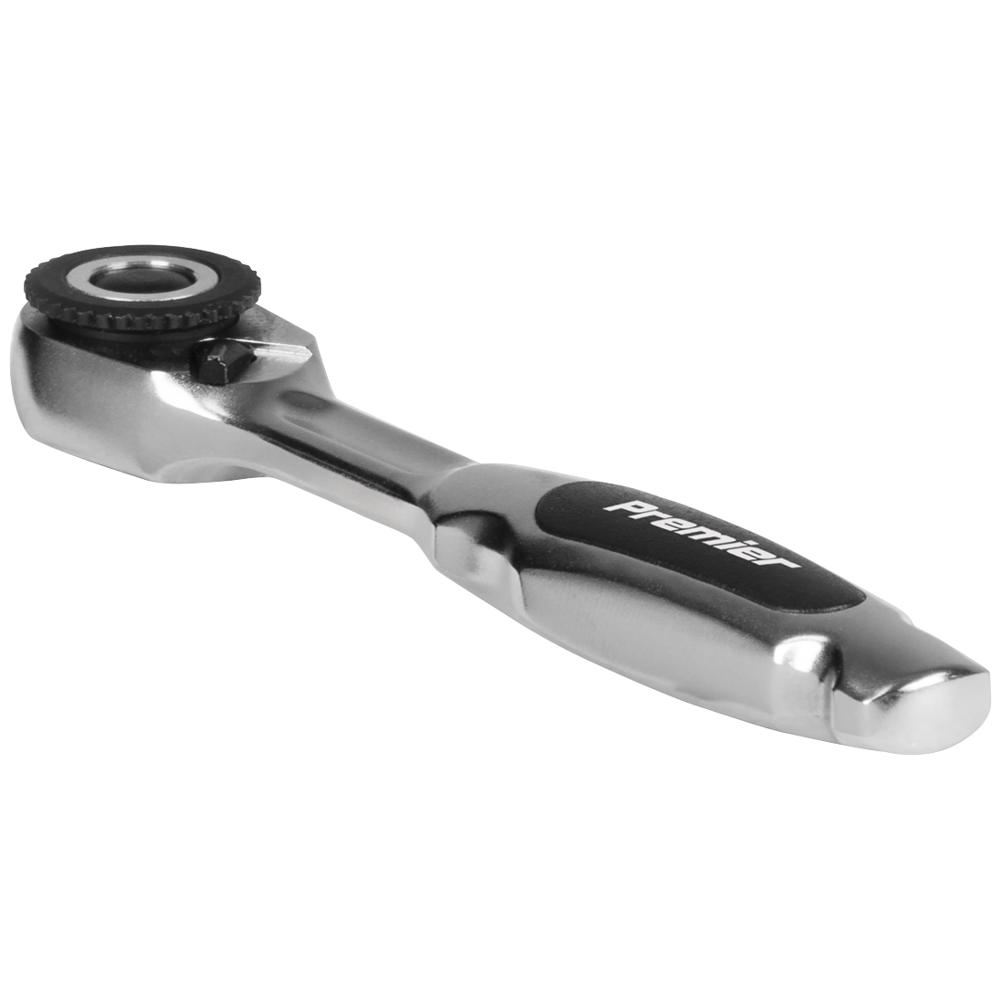 Sealey Premier 1/4" Hex Drive Micro Bit Driver Ratchet 1/4