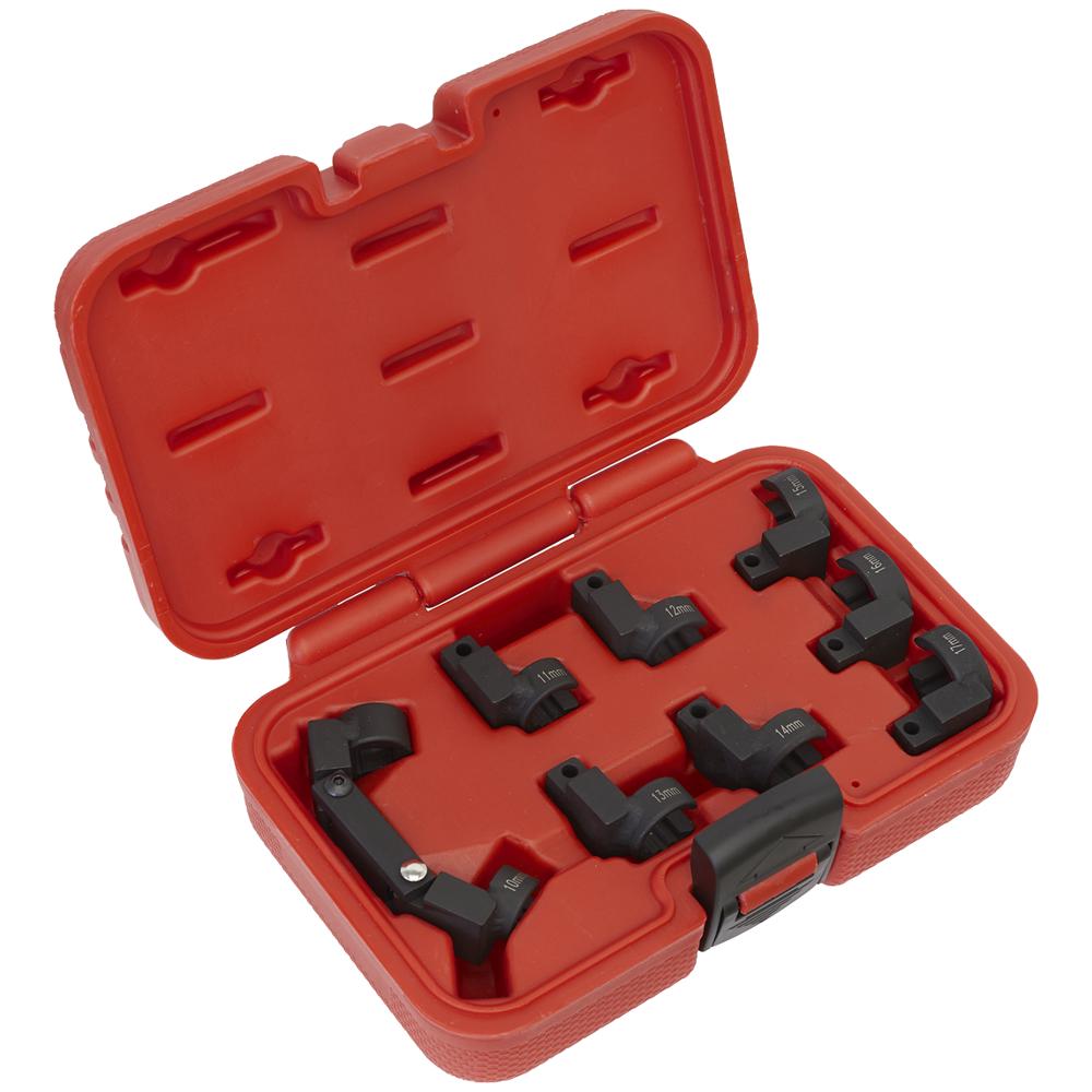 Sealey 9 Piece 3/8" Drive Injector Pipe Socket Set 3/8