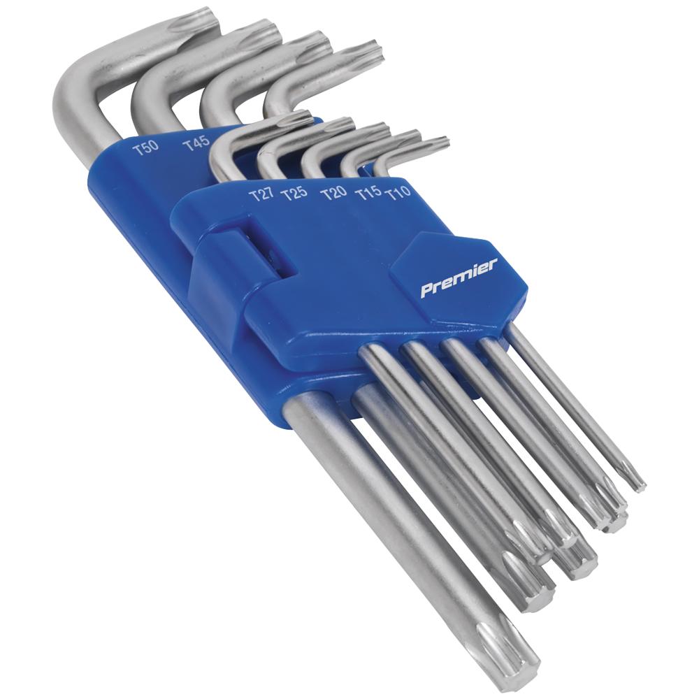 Click to view product details and reviews for Sealey 9 Piece Long Torx Allen Key Set.