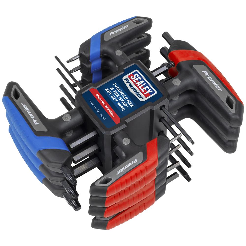 Click to view product details and reviews for Sealey 16 Piece T Handle Torx And Hexagon Allen Key Set. Click to view product details and reviews for Sealey 16 Piece T Handle Torx And Hexagon Allen Key Set.