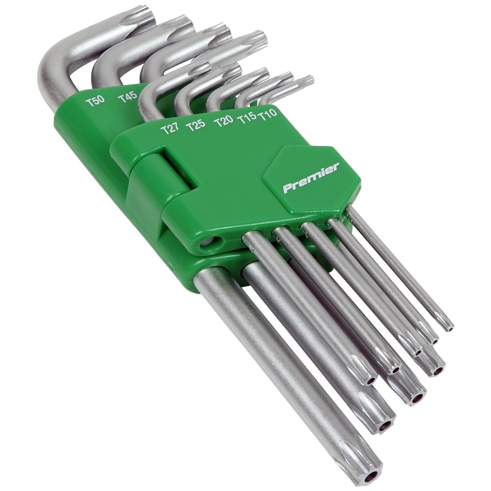 Click to view product details and reviews for Sealey 9 Piece Long Security Torx Allen Key Set. Click to view product details and reviews for Sealey 9 Piece Long Security Torx Allen Key Set.
