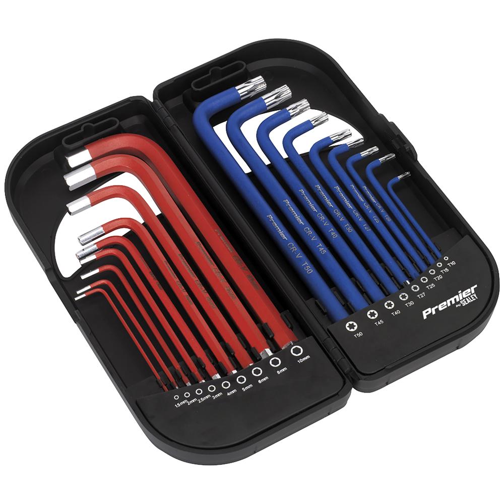 Click to view product details and reviews for Sealey 18 Piece Anti Slip Long Torx And Hexagon Allen Key Set. Click to view product details and reviews for Sealey 18 Piece Anti Slip Long Torx And Hexagon Allen Key Set.