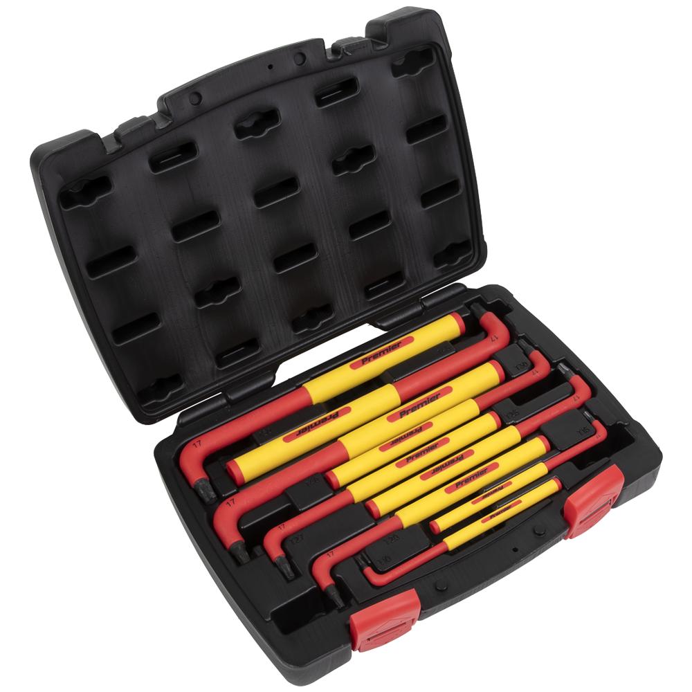 Click to view product details and reviews for Sealey 9 Piece Extra Long Vde Insulated Torx Allen Key Set. Click to view product details and reviews for Sealey 9 Piece Extra Long Vde Insulated Torx Allen Key Set.