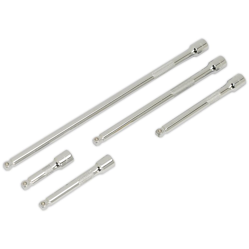 5 Piece 1/4" Drive Wobble Extension Bar Set
