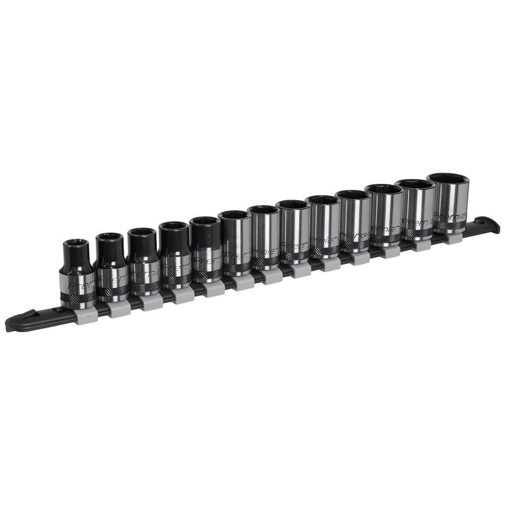Black Series 13 Piece 1/2" Drive Hexagon Socket Set