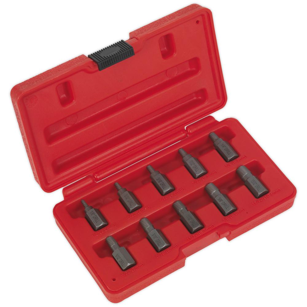 10 Piece Multi Spline Screw Extractor Set