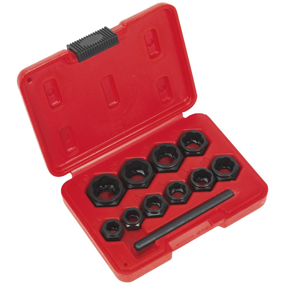 10 Piece Spanner Type Bolt Extractor Set