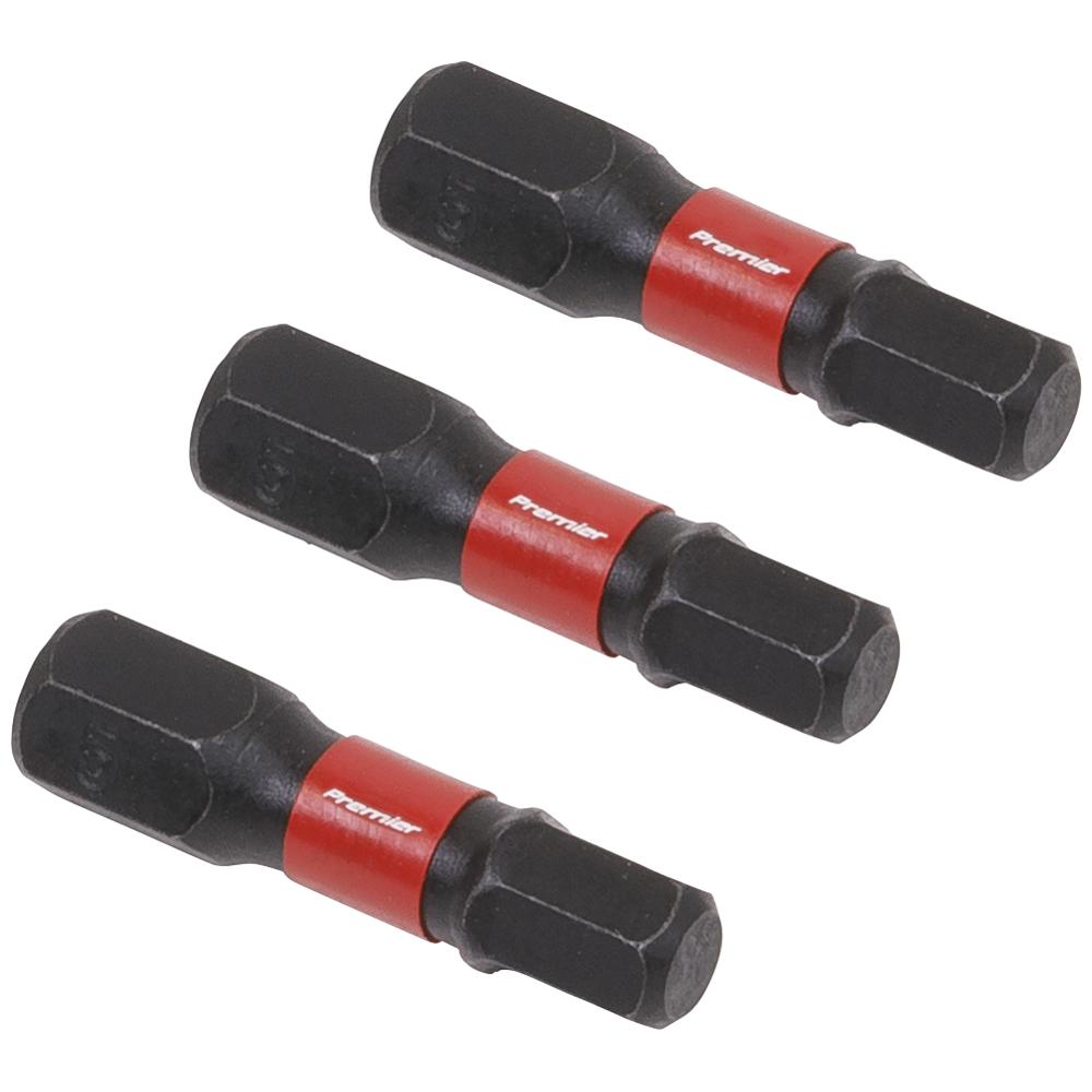 Sealey Impact Power Tool Hexagon Screwdriver Bits