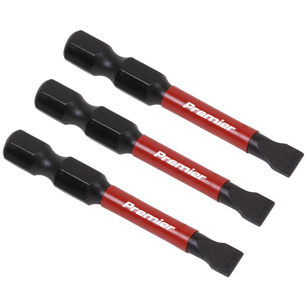Sealey Impact Power Tool Slotted Screwdriver Bits