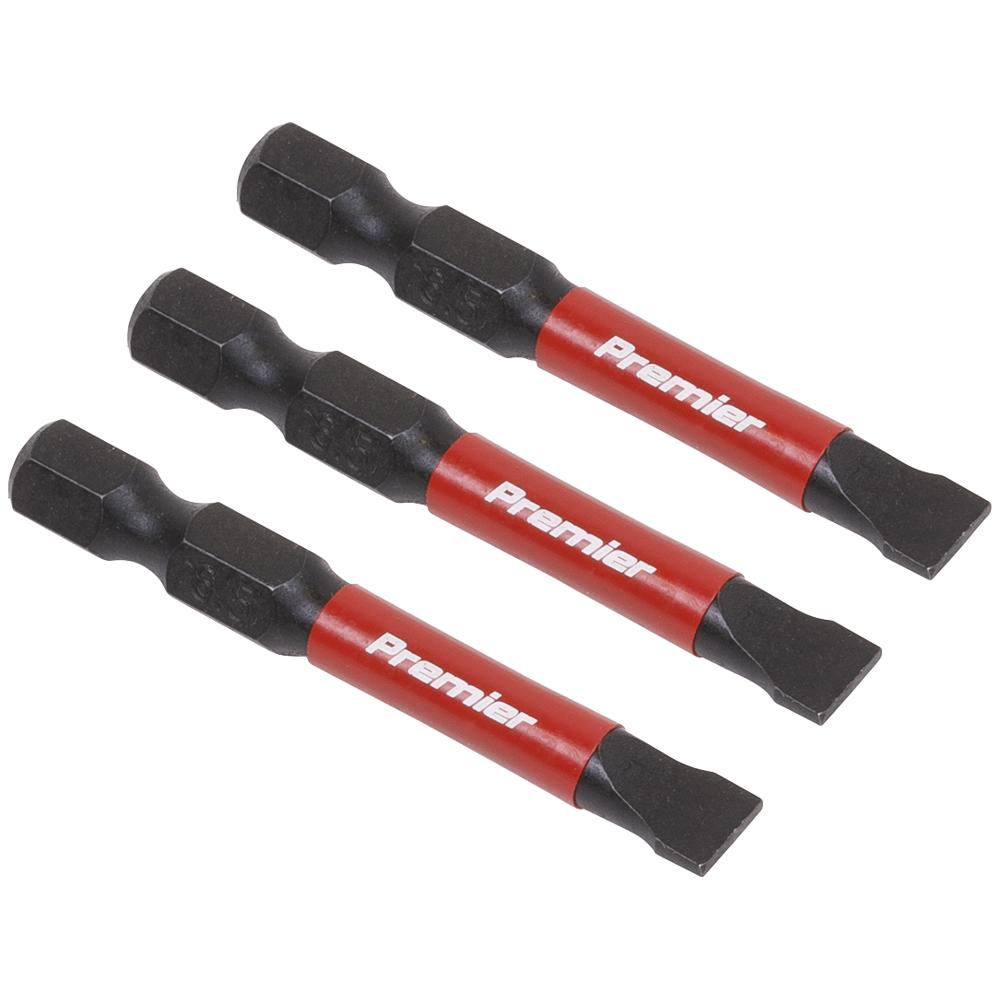 Sealey Impact Power Tool Slotted Screwdriver Bits