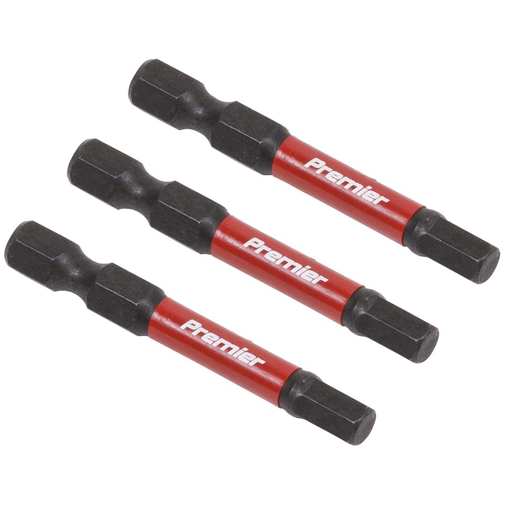 Sealey Impact Power Tool Hexagon Screwdriver Bits
