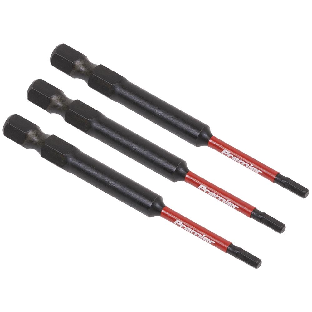 Sealey Impact Power Tool Hexagon Screwdriver Bits
