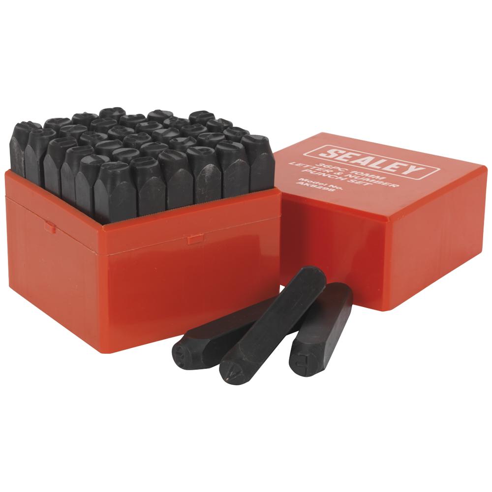 36 Piece Letter and Number Punch Set