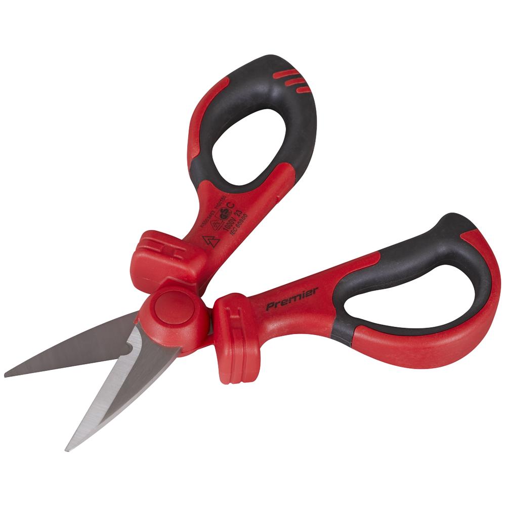 Sealey VDE Insulated Electricians Scissors