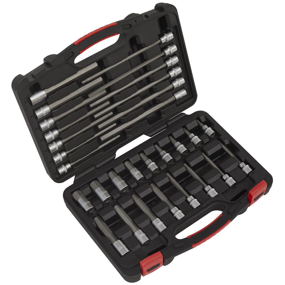 30 Piece 3/8" Drive Hexagon Socket Bit Set