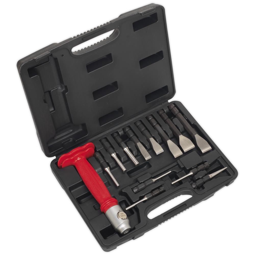 Sealey AK9215 13 Piece Interchangeable Cold Chisel and Punch Set