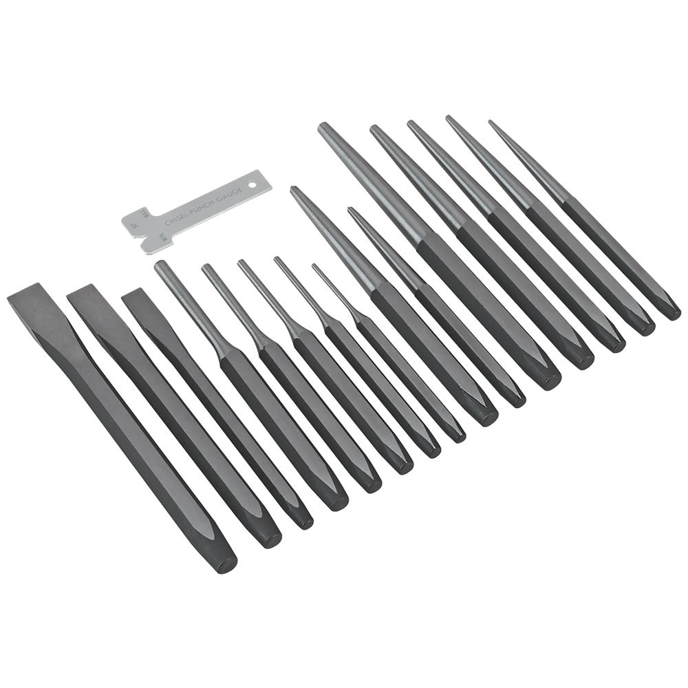 Sealey 16 Piece Punch and Chisel Set