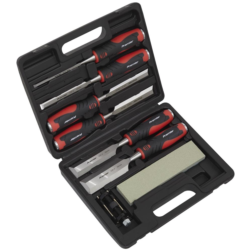 Sealey 8 Piece Hammer Thru Wood Chisel Set