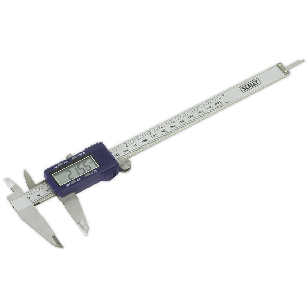 Sealey Electronic Digital Vernier Calipers 200mm
