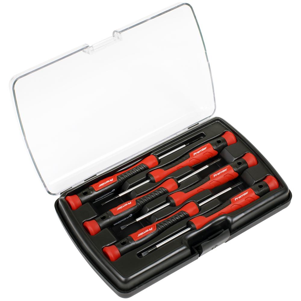 Sealey 6 Piece Precision Screwdriver Set