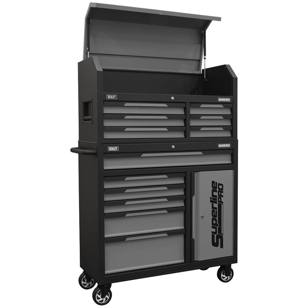 Sealey Superline Pro 12 Drawer Tool Roller Cabinet and Top Chest Combination