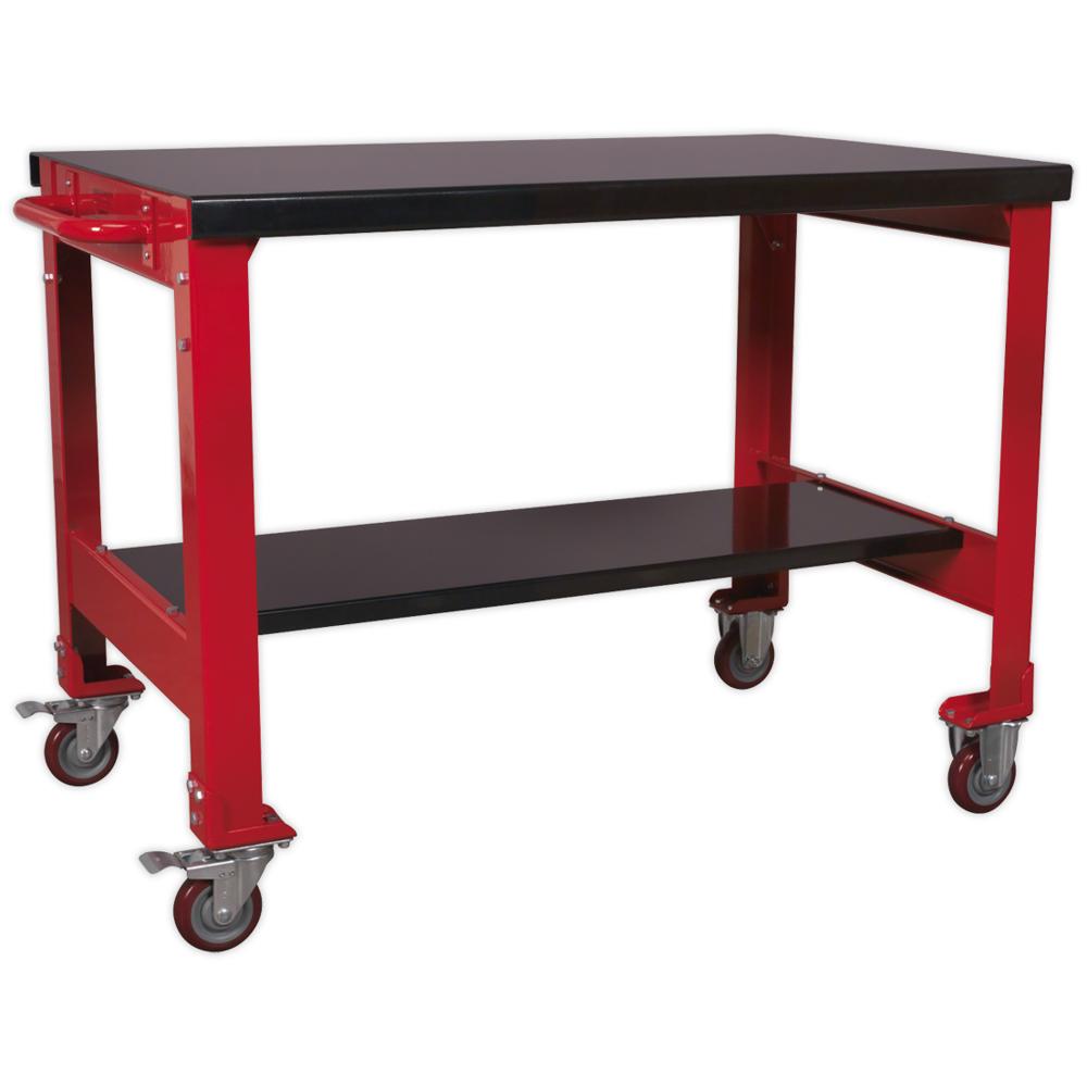 Sealey Mobile 2 Level Metal Workbench