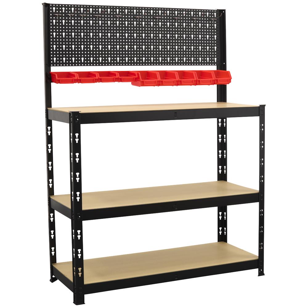 Sealey Steel Frame Workbench and Pegboard 1m