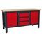 Sealey Workstation with 3 Drawers and 2 Cupboards Sealey Workstation with 3 Drawers and 2 Cupboards