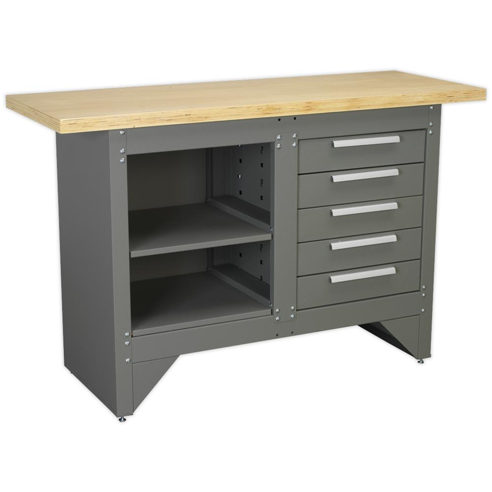Heavy Duty Workbench 5 Drawer
