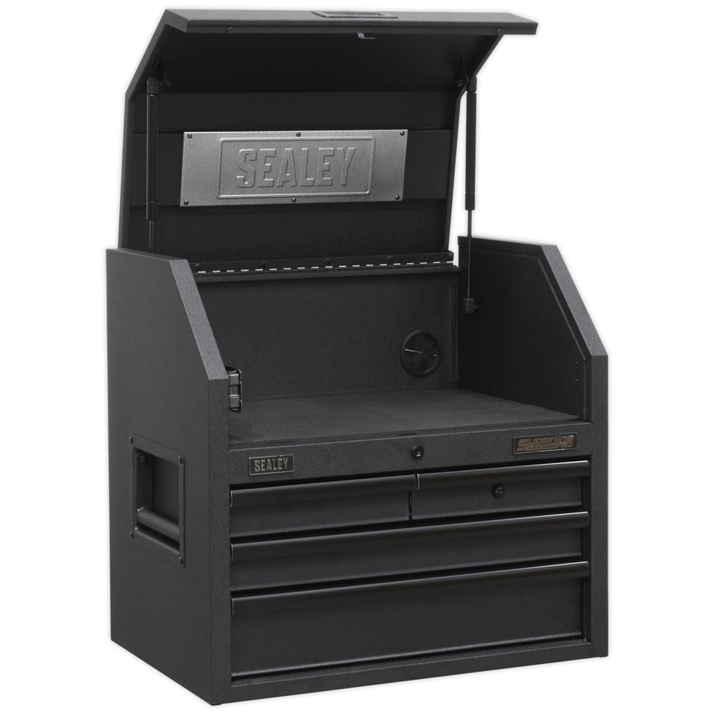 Sealey Superline Black Edition 4 Drawer Tool Chest Black