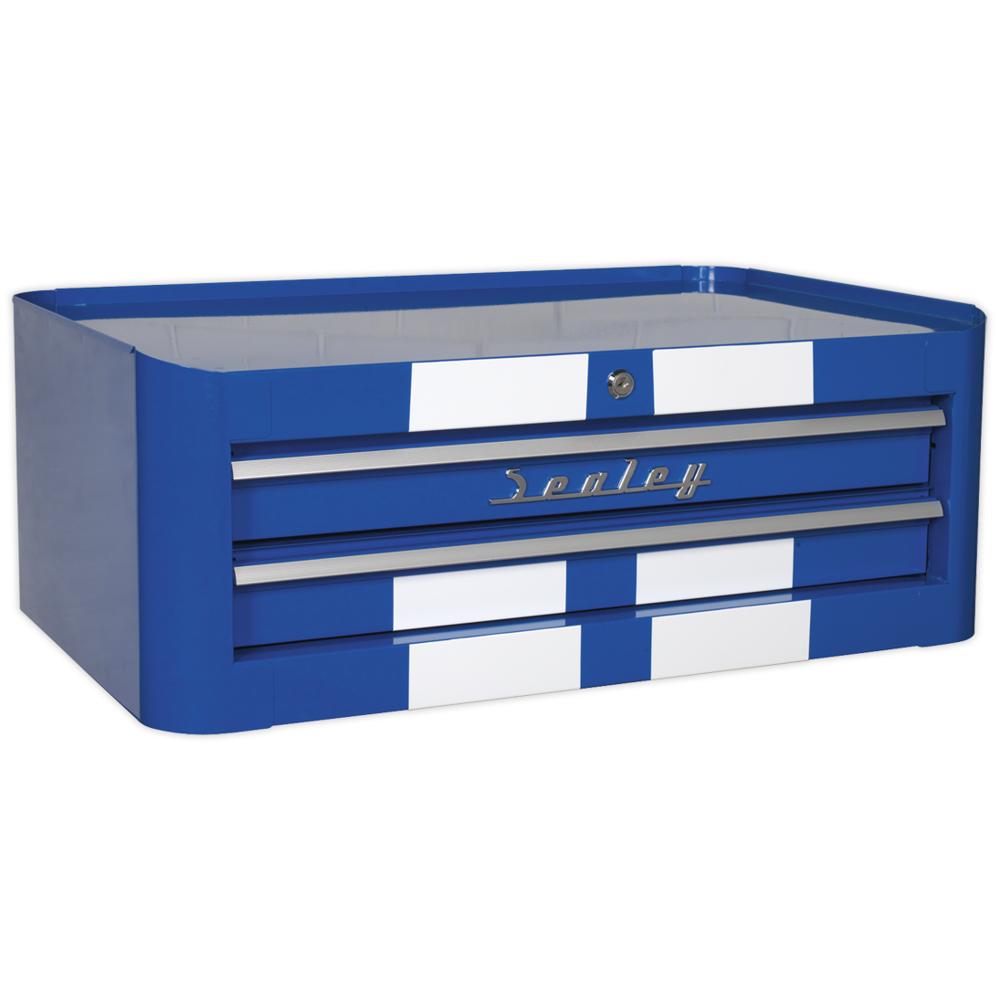 Premier Retro Style 2 Drawer Mid Tool Chest