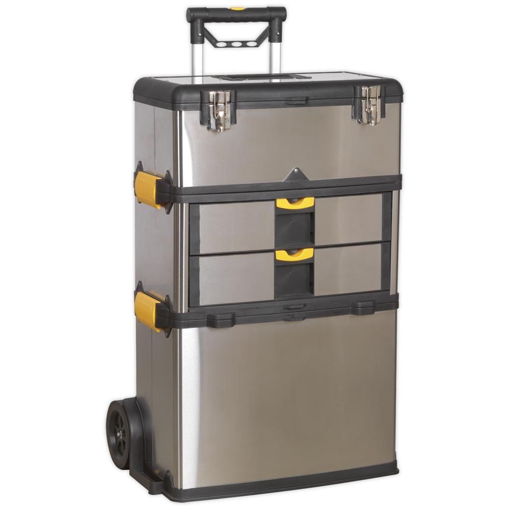 AP855 Stainless Steel Rolling Tool Box