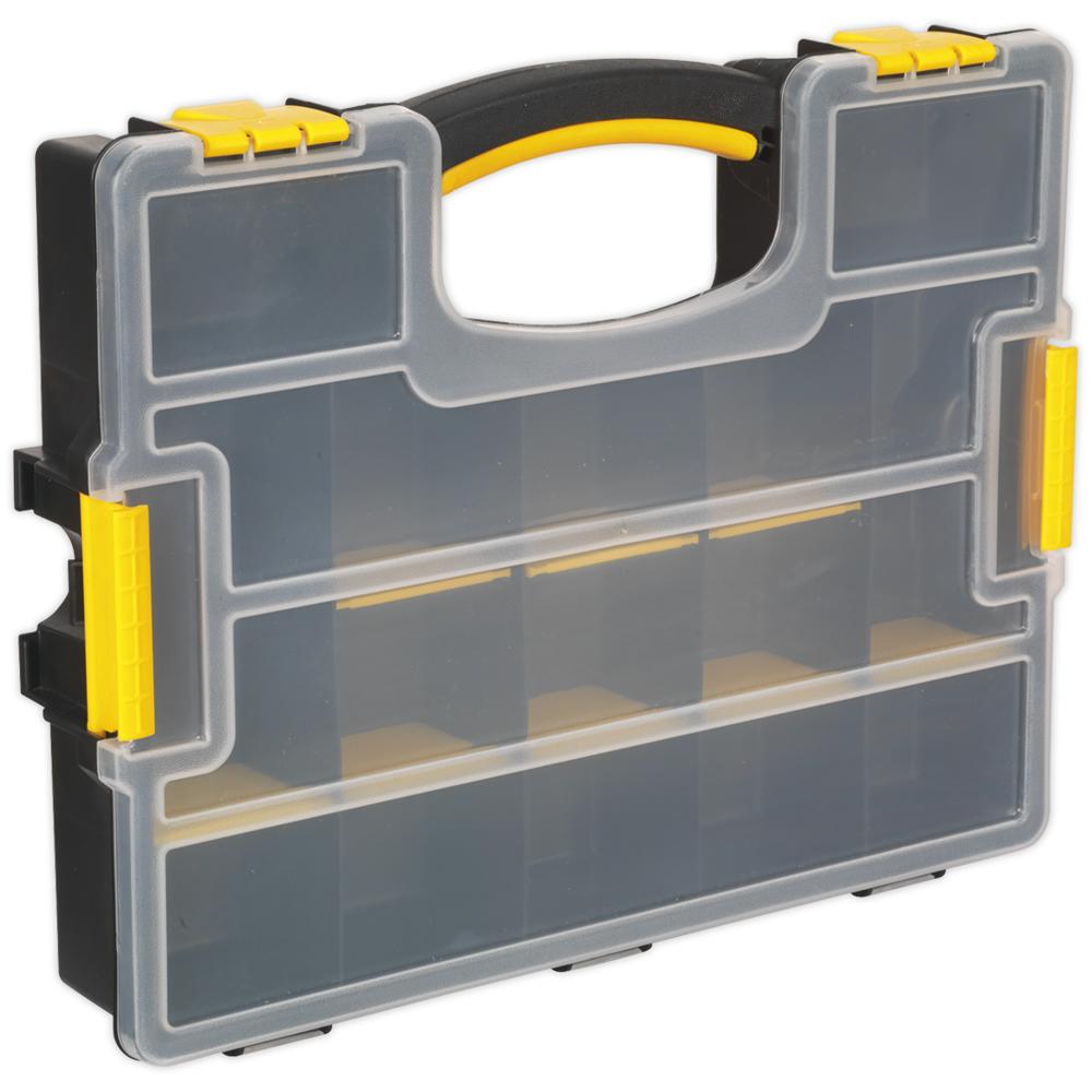 Stackable 15 Compartment Organiser Case