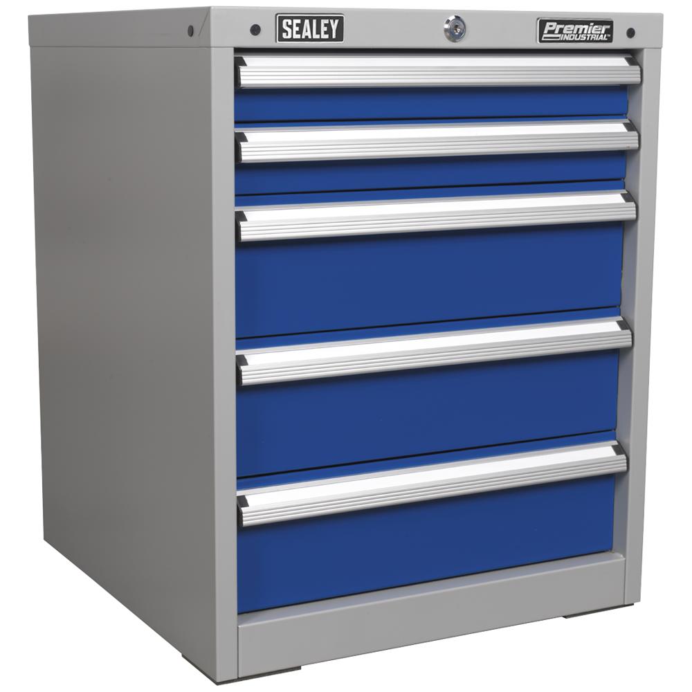 Premier Industrial Workstation Cabinet 5 Drawer