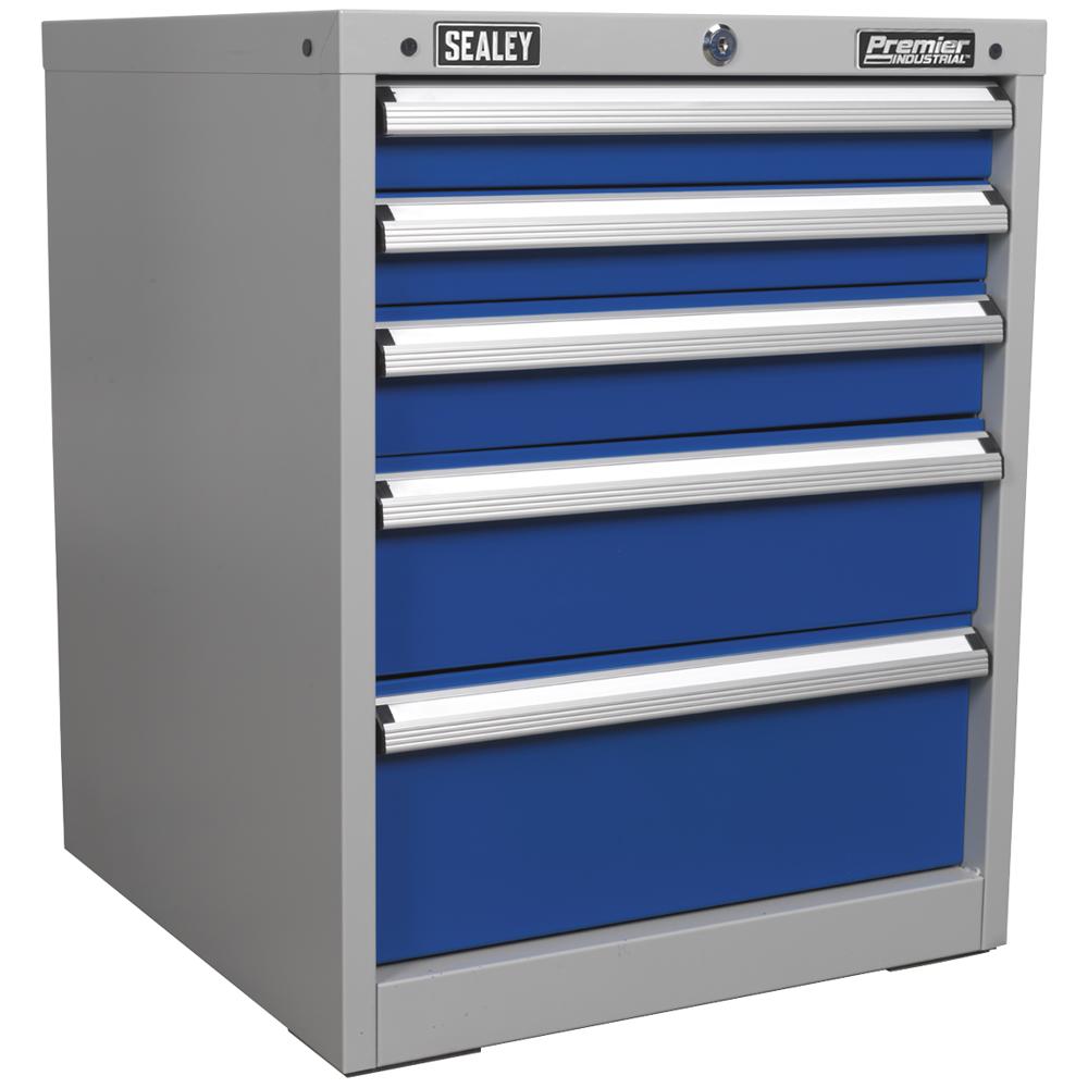 Premier Industrial Workstation Cabinet 5 Drawer