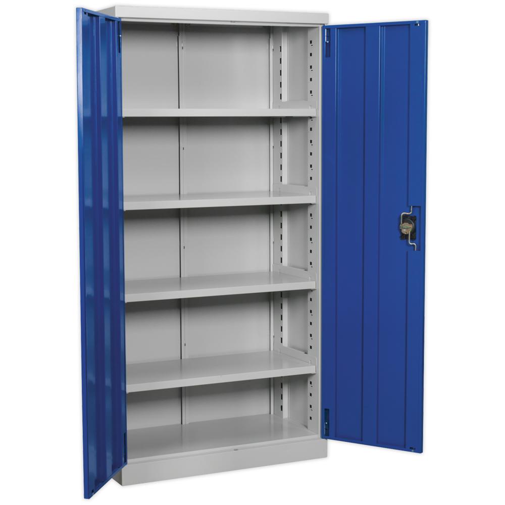 Premier Industrial Shelving Cabinet 4 Shelf