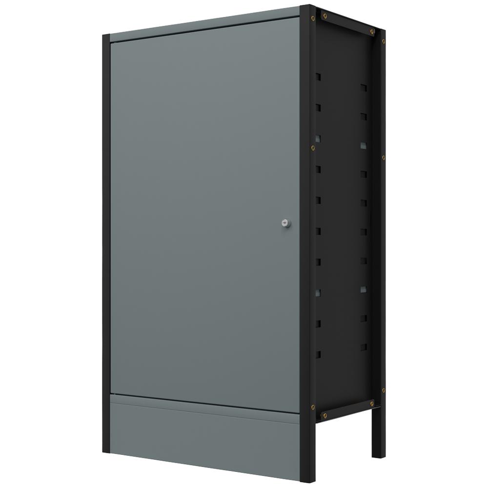 Cupboard Base Unit with 3 Shelves for Modular Racking System