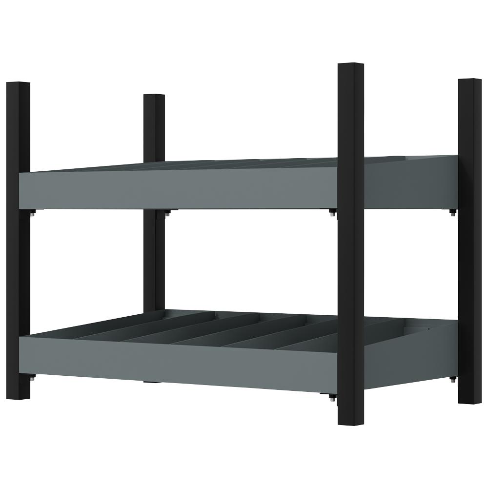 Mid Unit with 2 Shelves for Modular Racking System