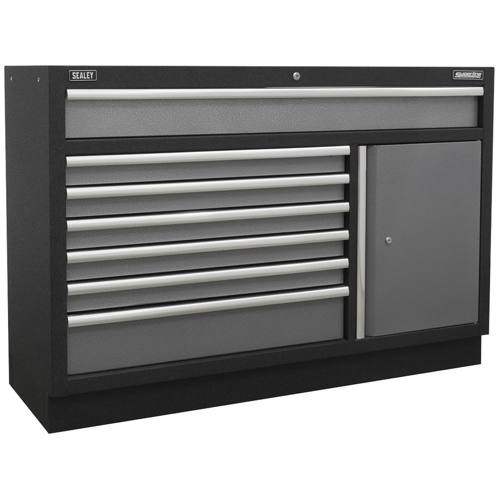 Superline Modular 7 Drawer Floor Cabinet