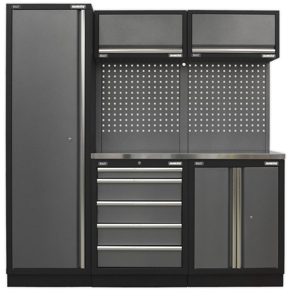 Superline Pro MSS Stainless Steel Worktop Storage Combo