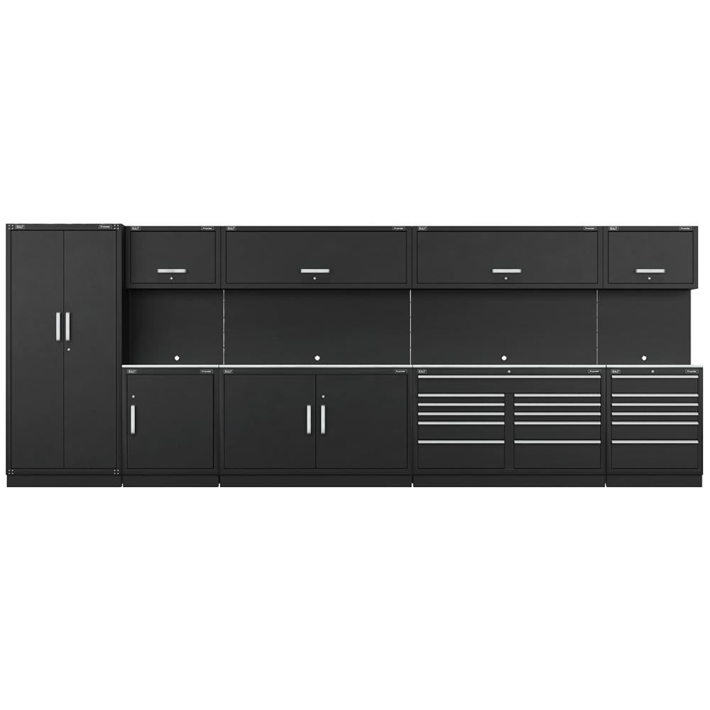 Complete Modular Workshop Storage Combination Stainless Steel Worktop