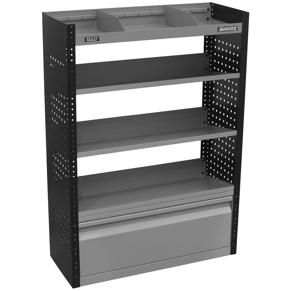 Superline Pro MSS Slanted Shelf Van Storage System