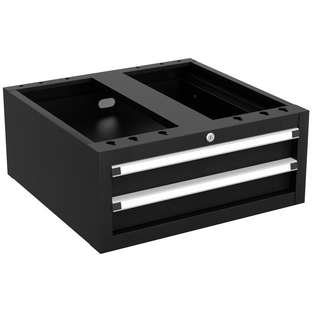 Superline Pro Double Drawer Unit for Modular Workbenches