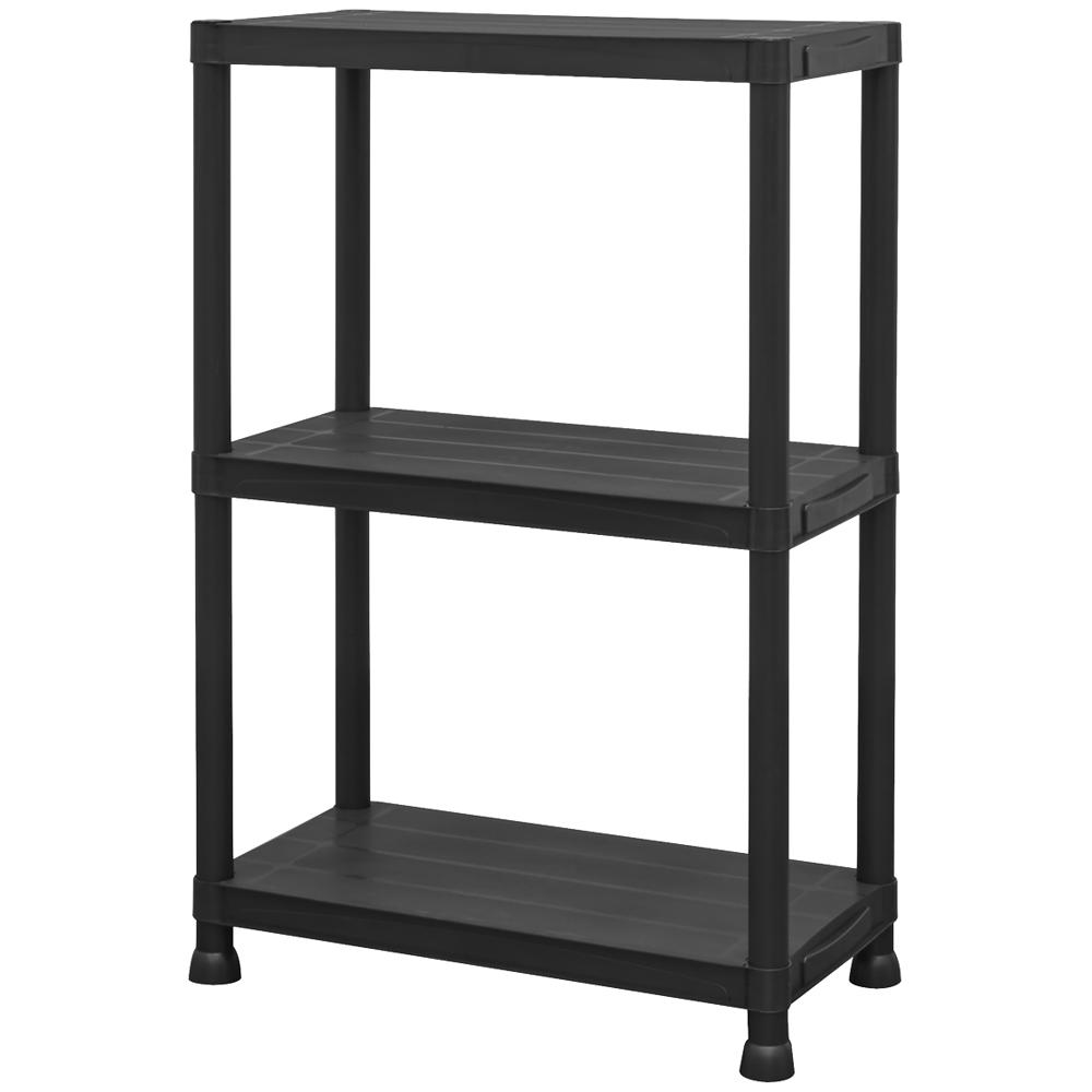 3 Shelf Plastic Racking Shelving Unit